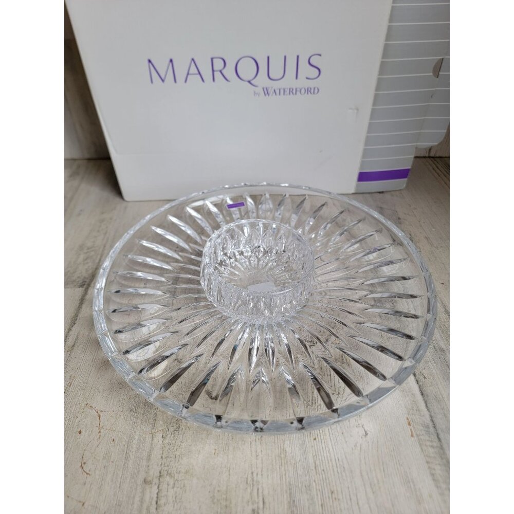 Waterford‎ Marquis chip dip tray glass 40022253 kitchen accessory